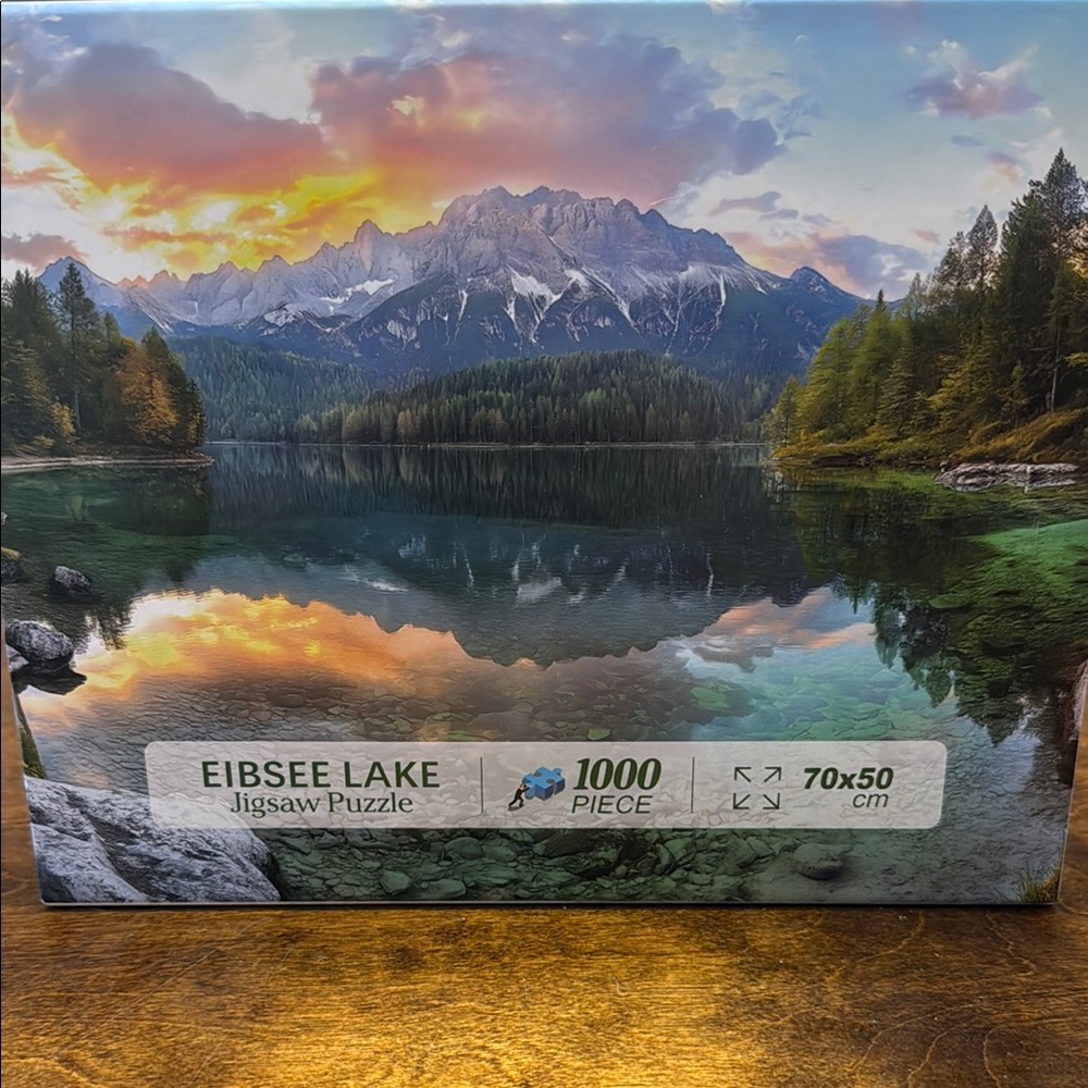 Eibsee Lake 1000 Piece Jigsaw Puzzle